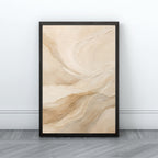 Neutral Abstract Textured Wall Art | Modern Minimalist Canvas Print