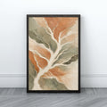 Aerial Abstract Landscape Wall Art | Muted Modern Canvas Decor