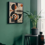 Geometric Rhythm Wall Art | Modern Abstract Canvas Decor