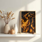 Flamenco Dancer Wall Art | Vibrant Abstract Dance Canvas Print