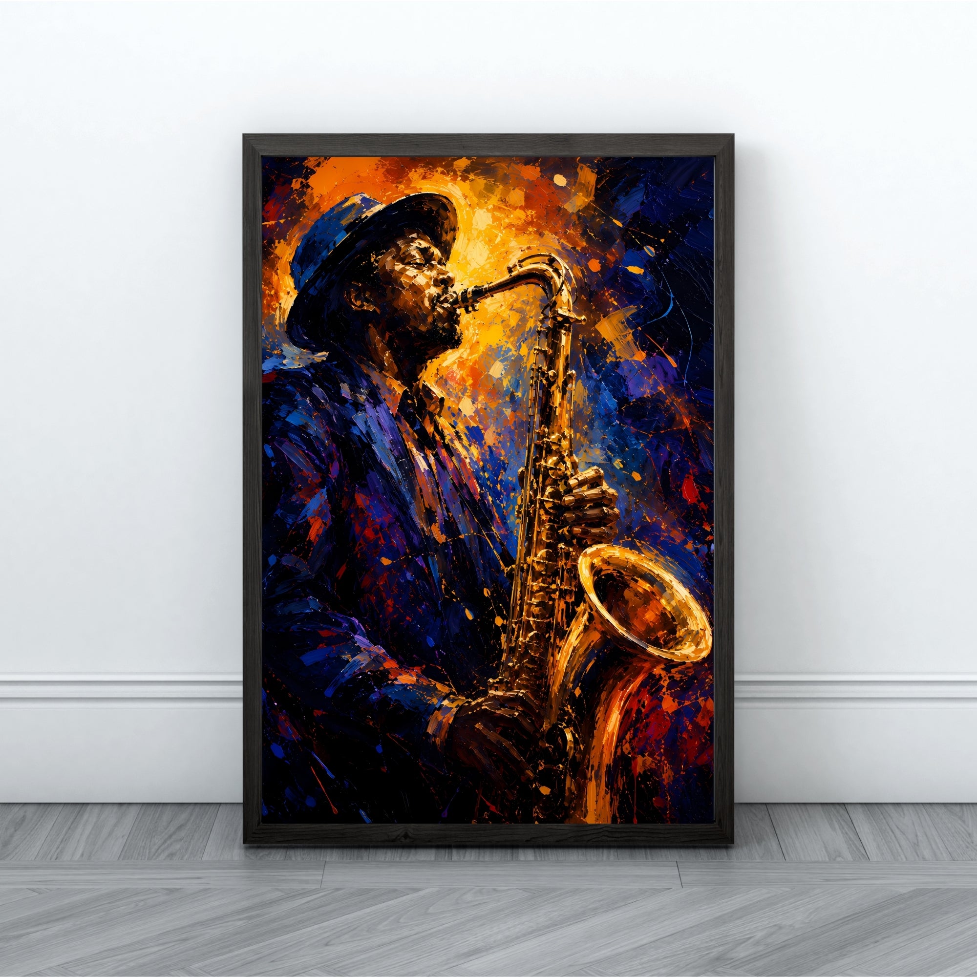 Jazz Music Wall Art | Modern Musician Canvas Print