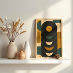 Vinyl Record Wall Art | Retro Music Canvas Print