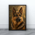 German Shepherd Wall Art | Noble Dog Canvas Print