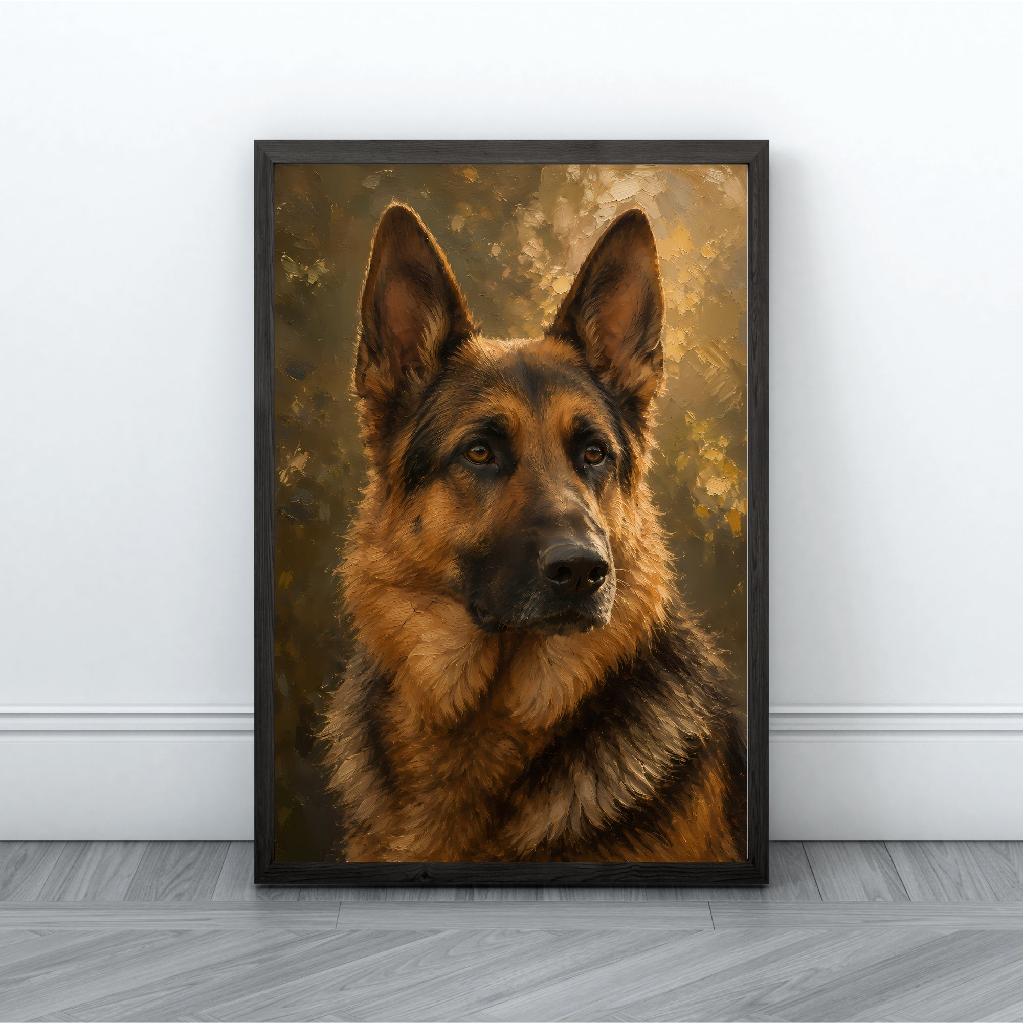 German Shepherd Wall Art | Noble Dog Canvas Print