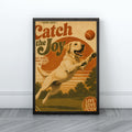 Puppy Wall Art | Playful Dog Canvas Print