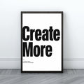 Creative Quote Wall Art | Motivational Office Typography Print