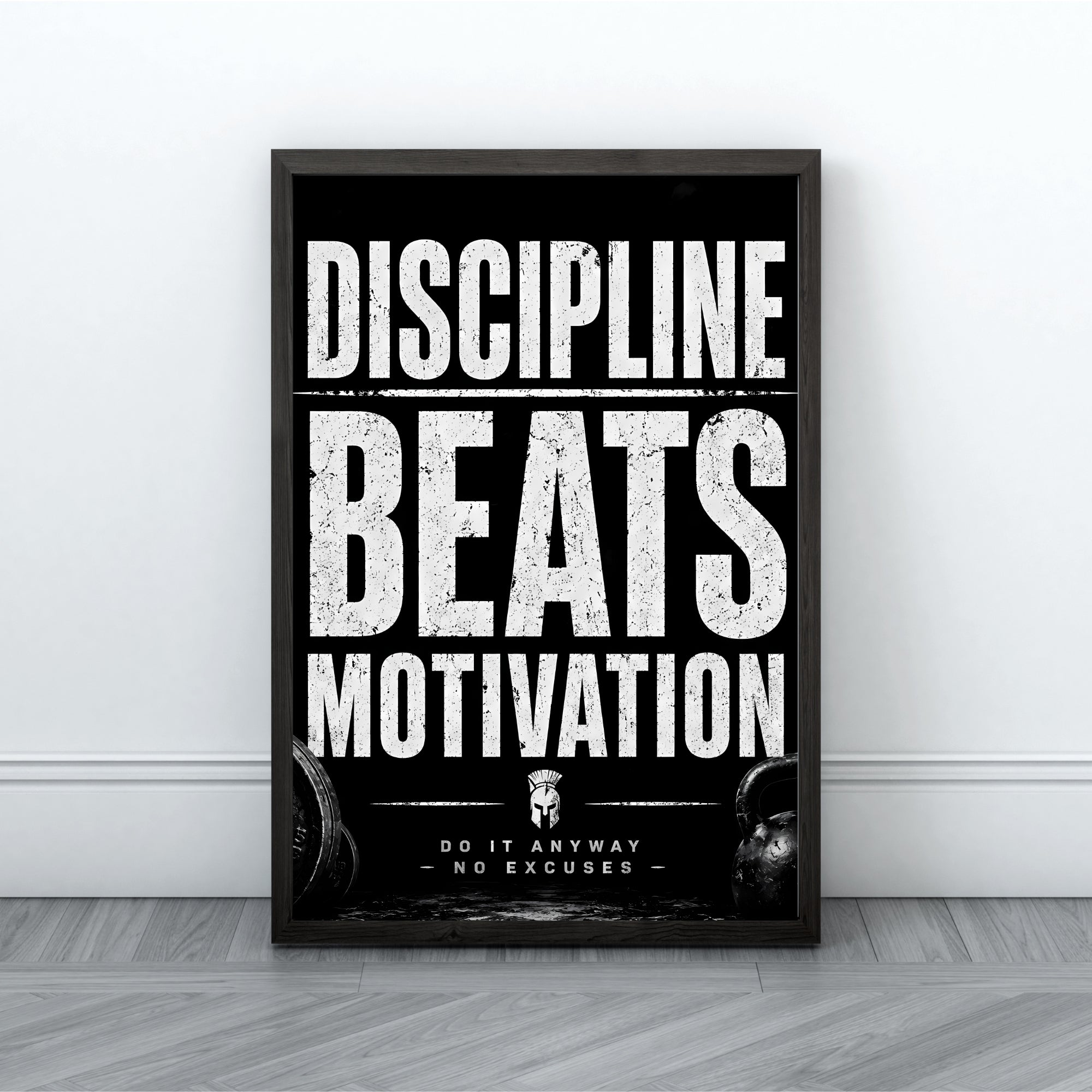 Discipline Quote Wall Art | Motivational Office Print