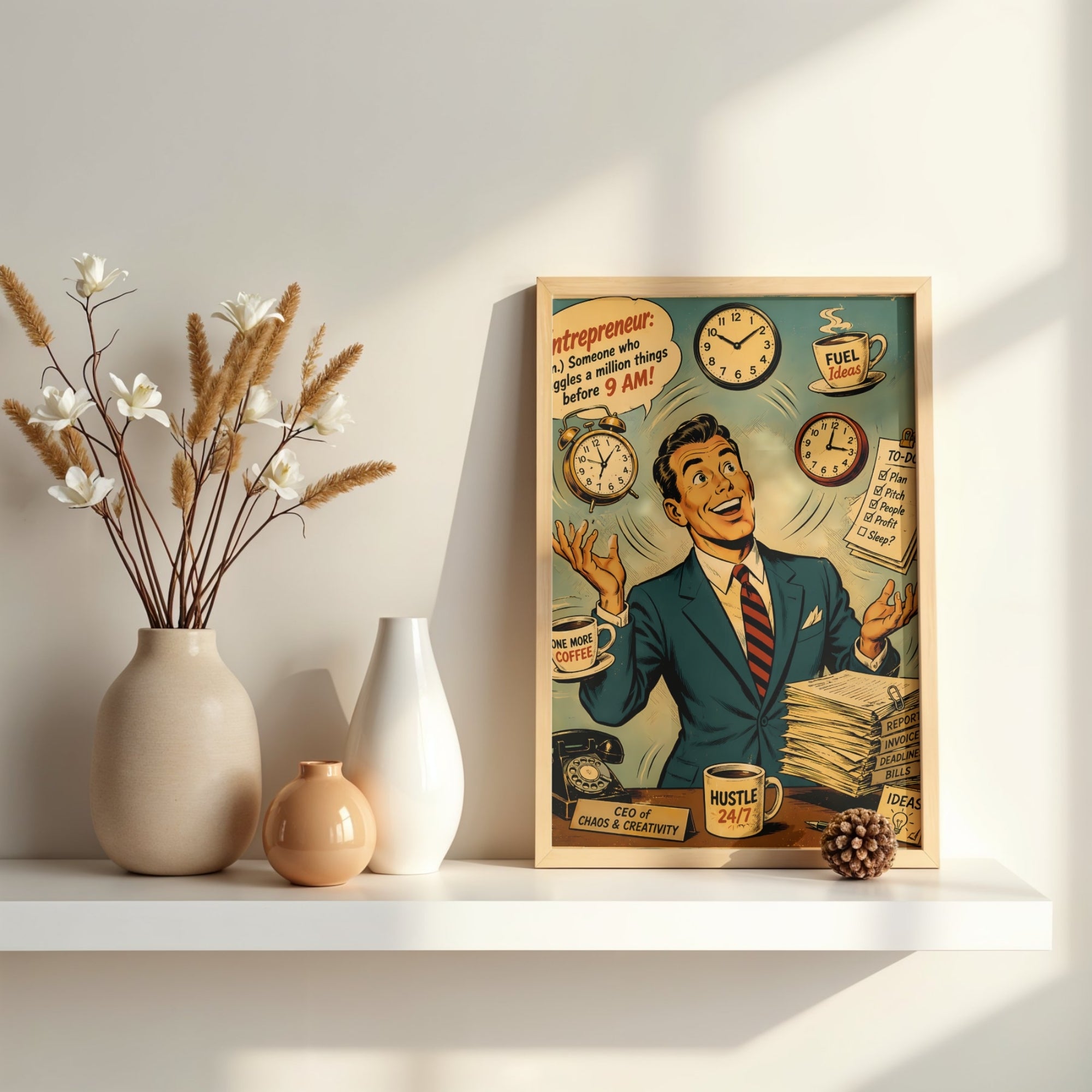 Entrepreneur Wall Art | Business Motivation Quote Print