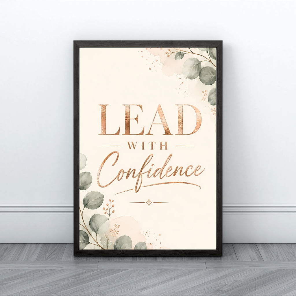 Leadership Quote Wall Art | Inspirational Office Print