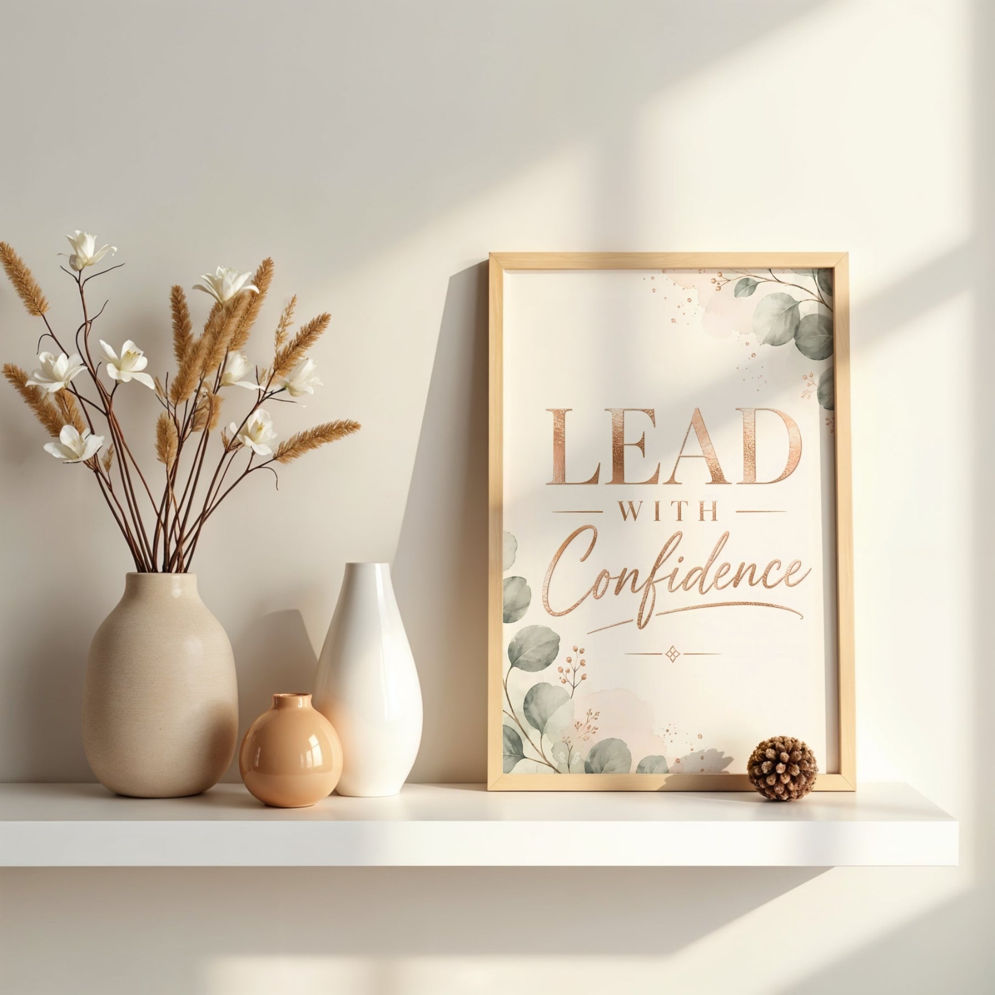 Leadership Quote Wall Art | Inspirational Office Print