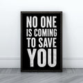 Motivational Quote Wall Art | Success Mindset Typography Print