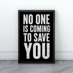 Motivational Quote Wall Art | Success Mindset Typography Print
