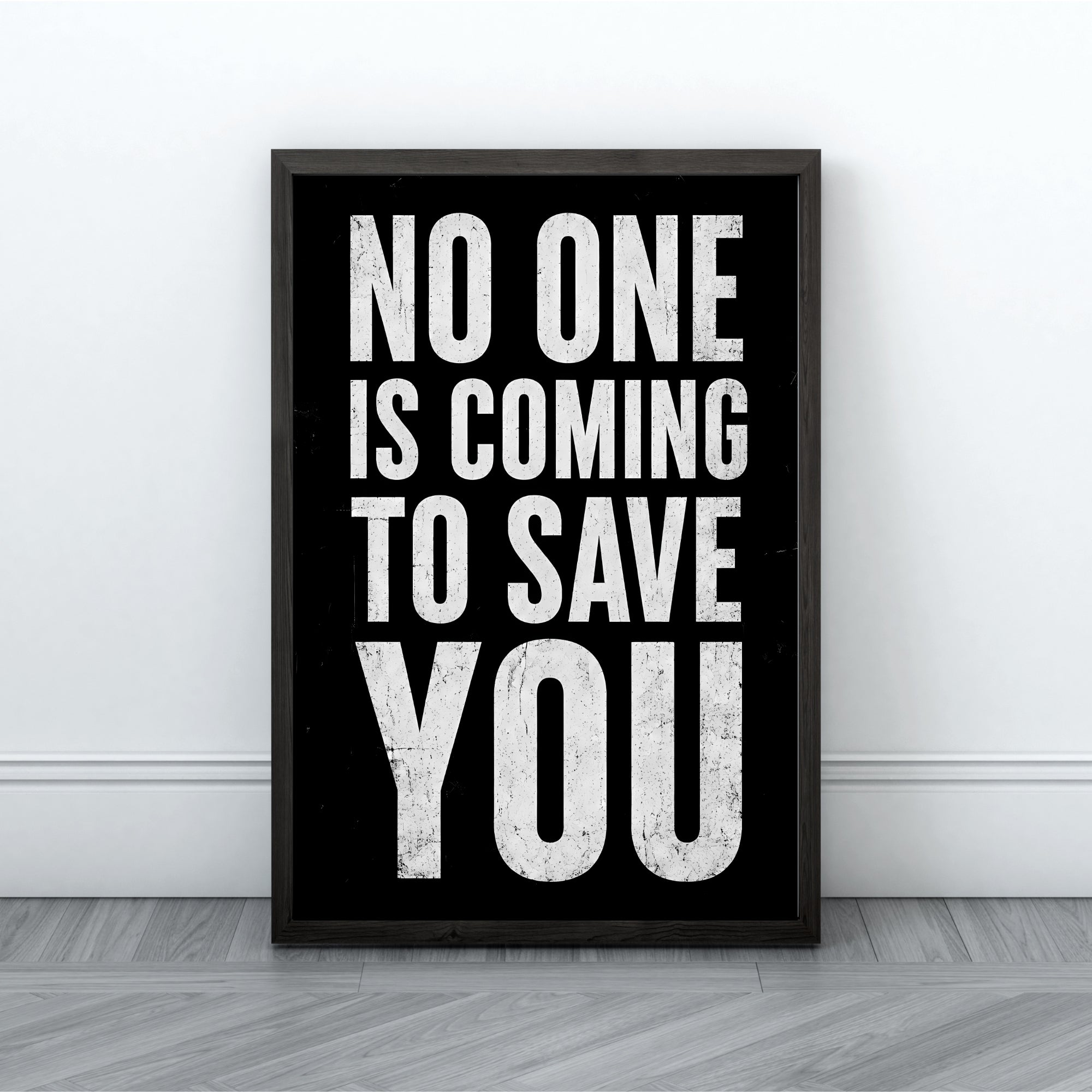 Motivational Quote Wall Art | Success Mindset Typography Print