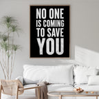 Motivational Quote Wall Art | Success Mindset Typography Print