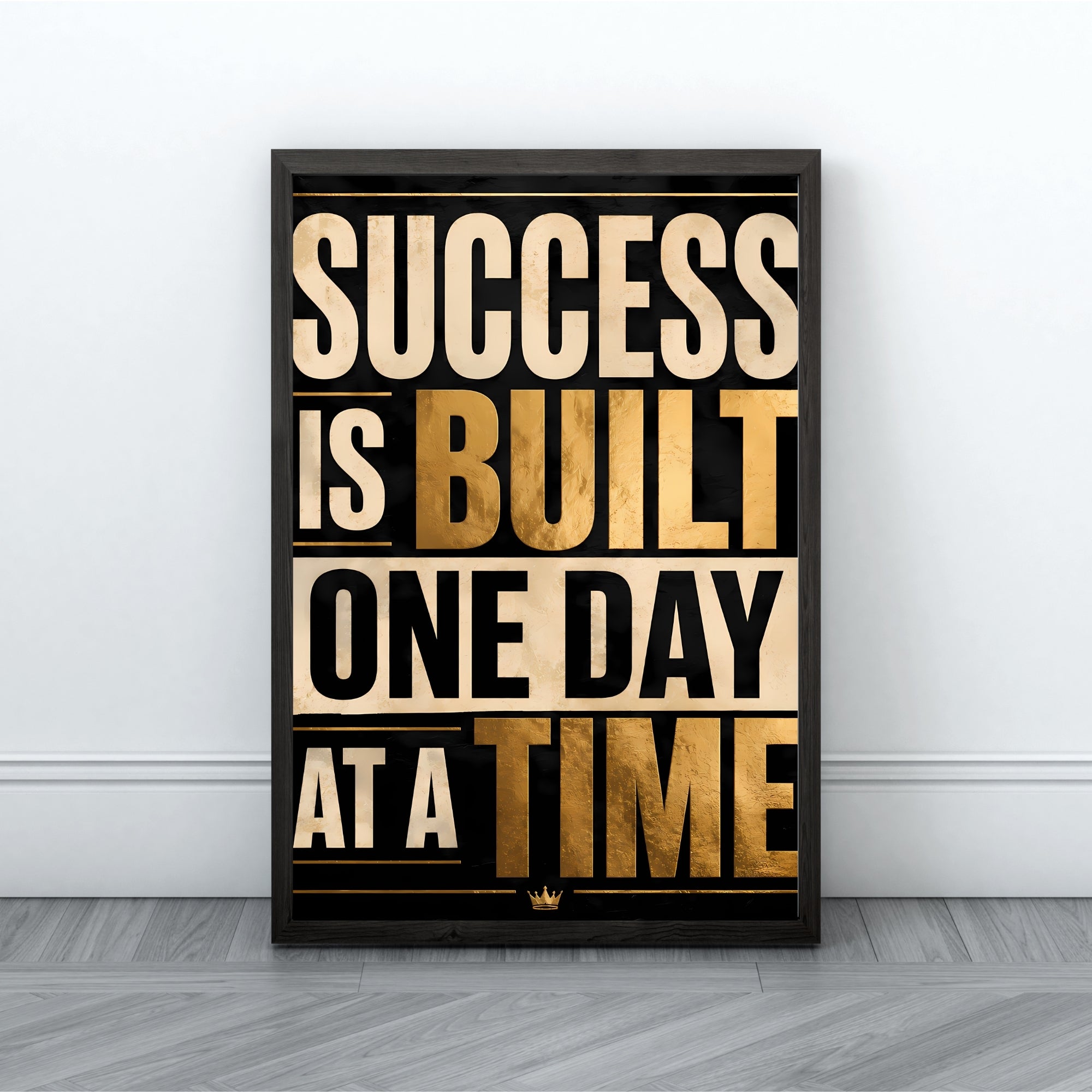 Success Quote Wall Art | Motivational Office Typography Print